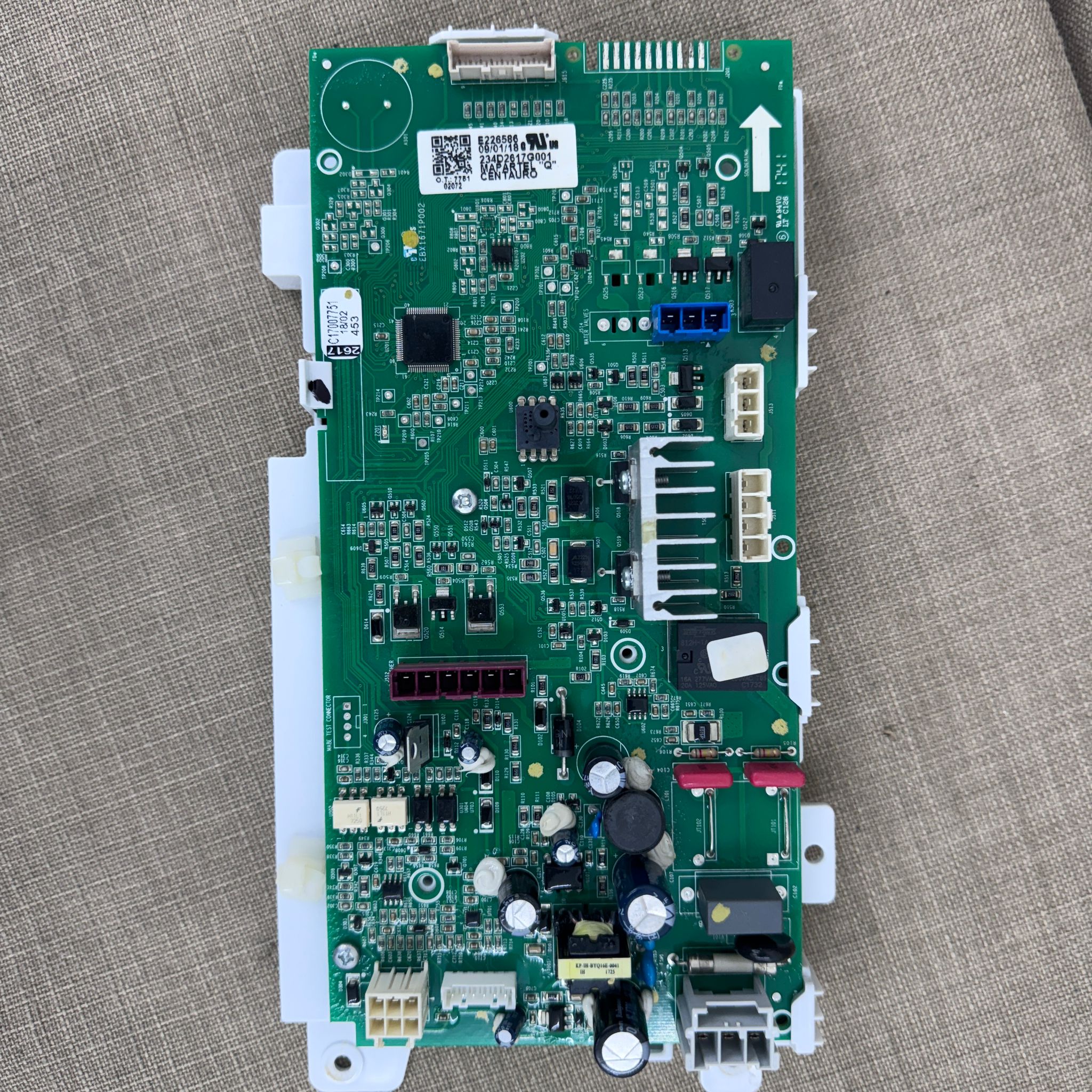 GE Washer Electronic Control Board WH16X27251 234D2617G001 GE Washer Electronic Control Board WH16X27251 234D2617G001